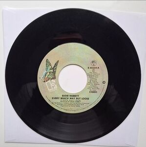 Eddie Rabbitt - Every Which Way But Loose/Instrumental Record Vinyl 45 Single B4